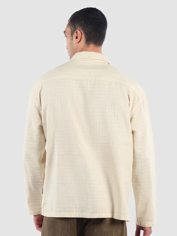 Cream Pullover Kurta Shirt