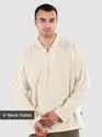 Cream Pullover Kurta Shirt