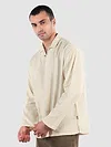 Cream Pullover Kurta Shirt