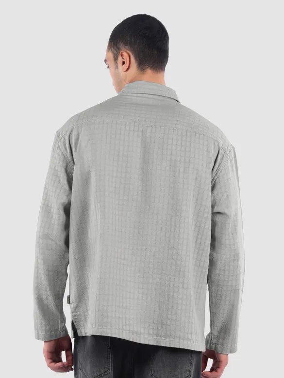 Light Grey Pullover Kurta Shirt