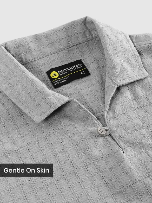 Light Grey Pullover Kurta Shirt