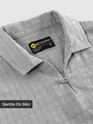 Light Grey Pullover Kurta Shirt