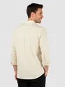 Off-White Waffle Button-Down Cotton Shirt