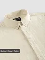 Off-White Waffle Button-Down Cotton Shirt