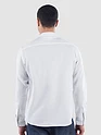 White Breezy Stand Collar Shirt