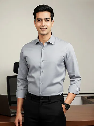 latest plan cotton shirts for men online, 
