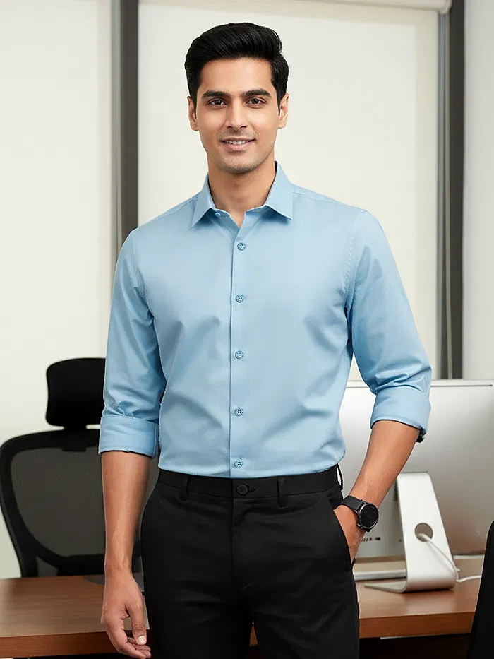 Shop Plain Colour Shirt, 