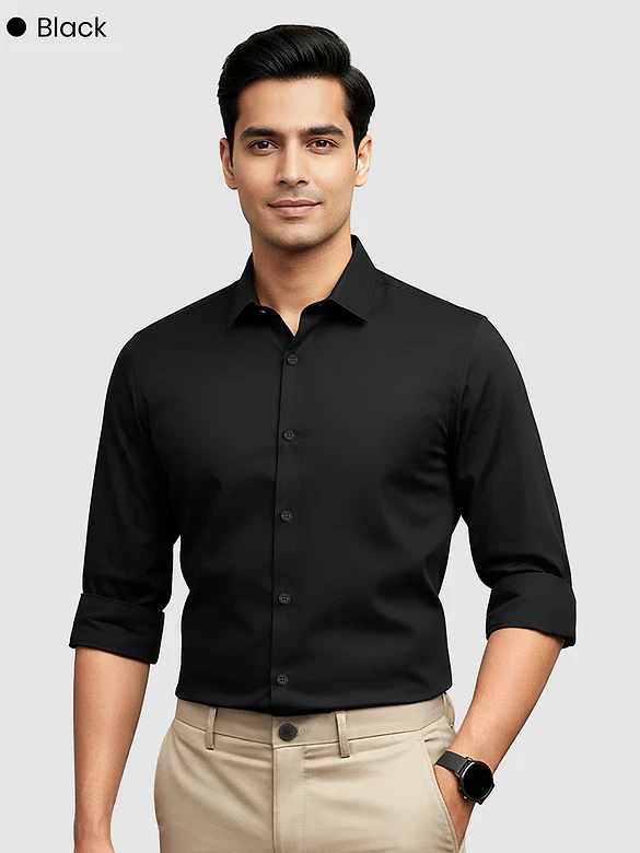 Pick Any 2 - Plain Cotton Shirts Combo