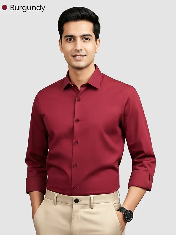 Pick Any 2 - Plain Cotton Shirts Combo