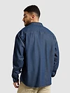 Dark Blue Dual Pocket Denim Shirt