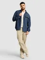 Dark Blue Dual Pocket Denim Shirt