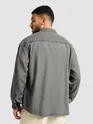 Light Grey Dual Pocket Denim Shirt
