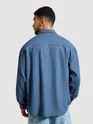 Mid Blue Dual Pocket Denim Shirt