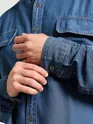 Mid Blue Dual Pocket Denim Shirt