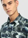 Navy Ethereal Printed Shirt