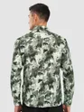 Olive Ethereal Printed Shirt