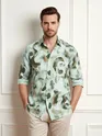 Green Ethereal Printed Shirt