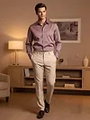 Mauve Pink Satin Shirt - Beyoung