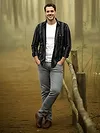 Black Striped Cotton Corduroy Shirt