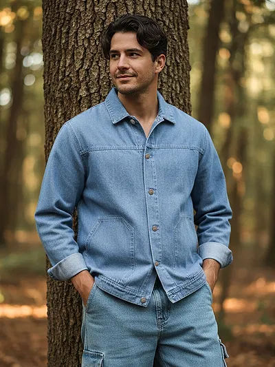 shop men's overshirt jacket online at Beyoung, 