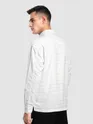 White Fur Wave Textured Shirt