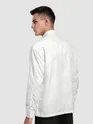 White Fur Abstract Textured Shirt