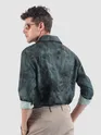 Grey Tropical Printed Viscose Shirt