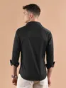 Black Smooth Fit Solid Shirt