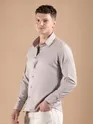 Dusty Pink Smooth Fit Solid Shirt