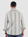 Navy Cotton Stripe Shirt