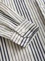 Navy Cotton Stripe Shirt