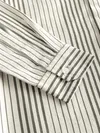 Olive Cotton Stripe Shirt