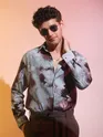 Mauve Marble Print Shirt