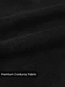 Black Solid Corduroy Shirt