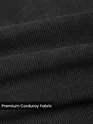 Dark Grey Solid Corduroy Shirt