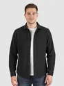 Dark Grey Solid Corduroy Shirt