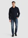 Navy Solid Corduroy Shirt