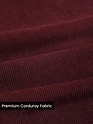 Wine Solid Corduroy Shirt