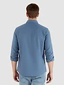 Denim Blue Recycled Solid Flannel Shirt