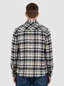 Beige Recycled Checked Flannel Shirt