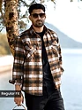 Caramel Brown Recycled Checked Flannel Shirt