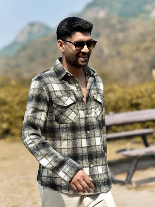 Fawn Recycled Checked Flannel Shirt