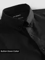 Black Button Down Oxford Shirts