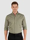 Olive Button Down Oxford Shirts