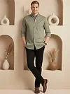 Olive Button Down Oxford Shirts