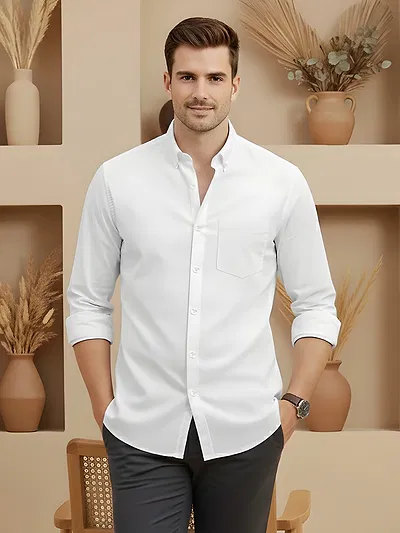 White Button Down Oxford Shirts