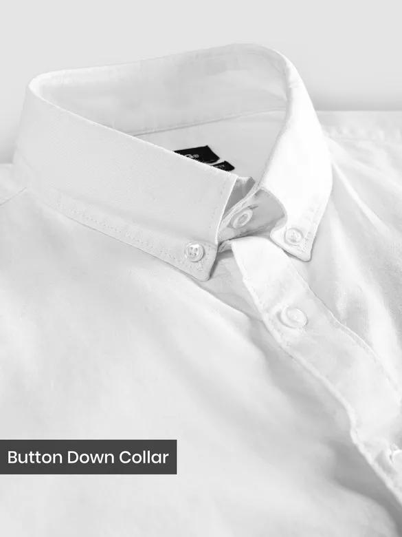 White Button Down Oxford Shirts