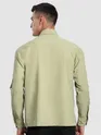 Beige Roll Up Sleeve Shirt