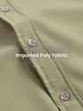Beige Roll Up Sleeve Shirt
