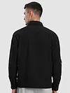 Black Roll Up Sleeve Shirt